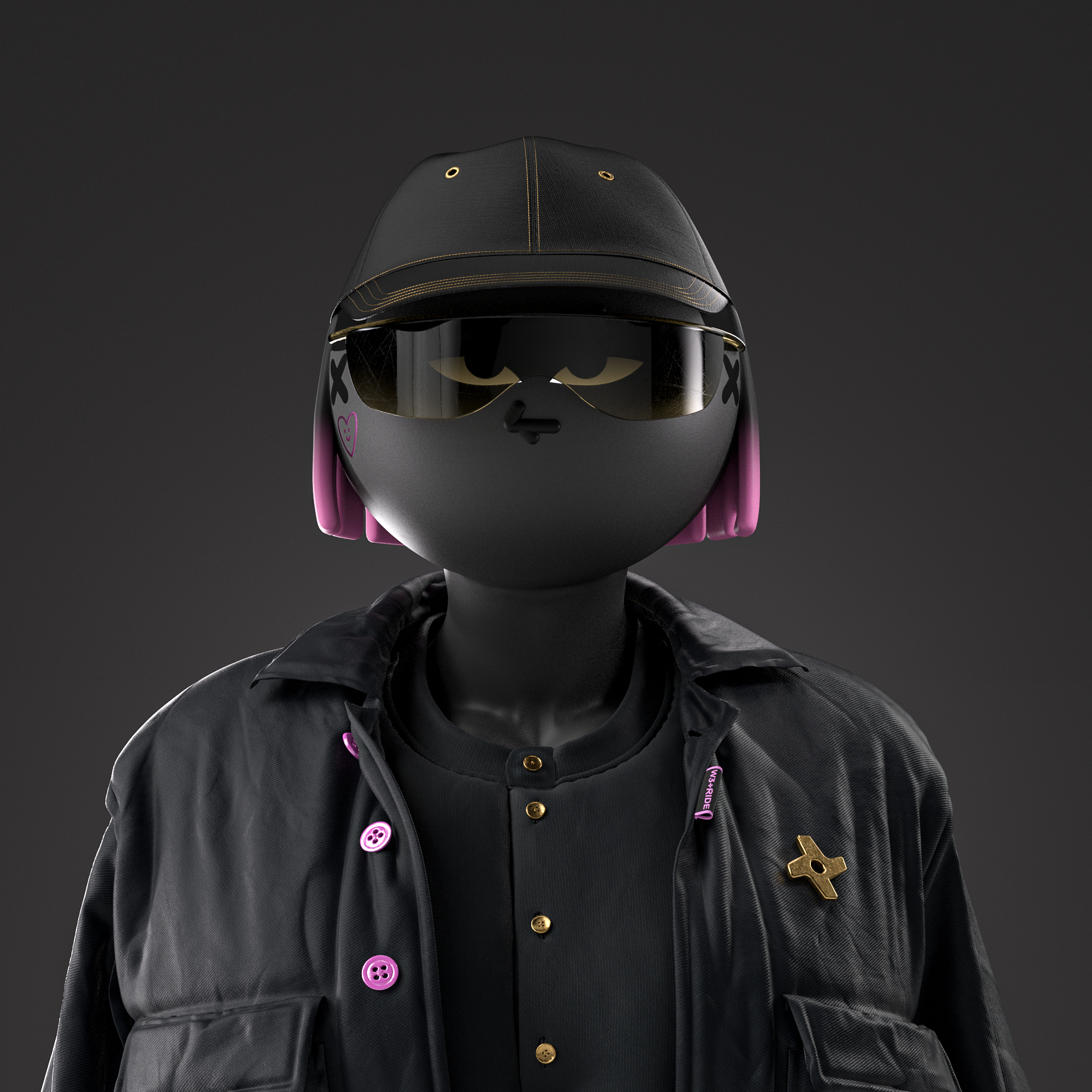7091 bike gold and black